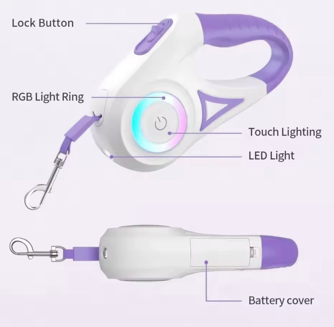 LED Retractable Dog Leash™ – Safer Night Walks Start Here