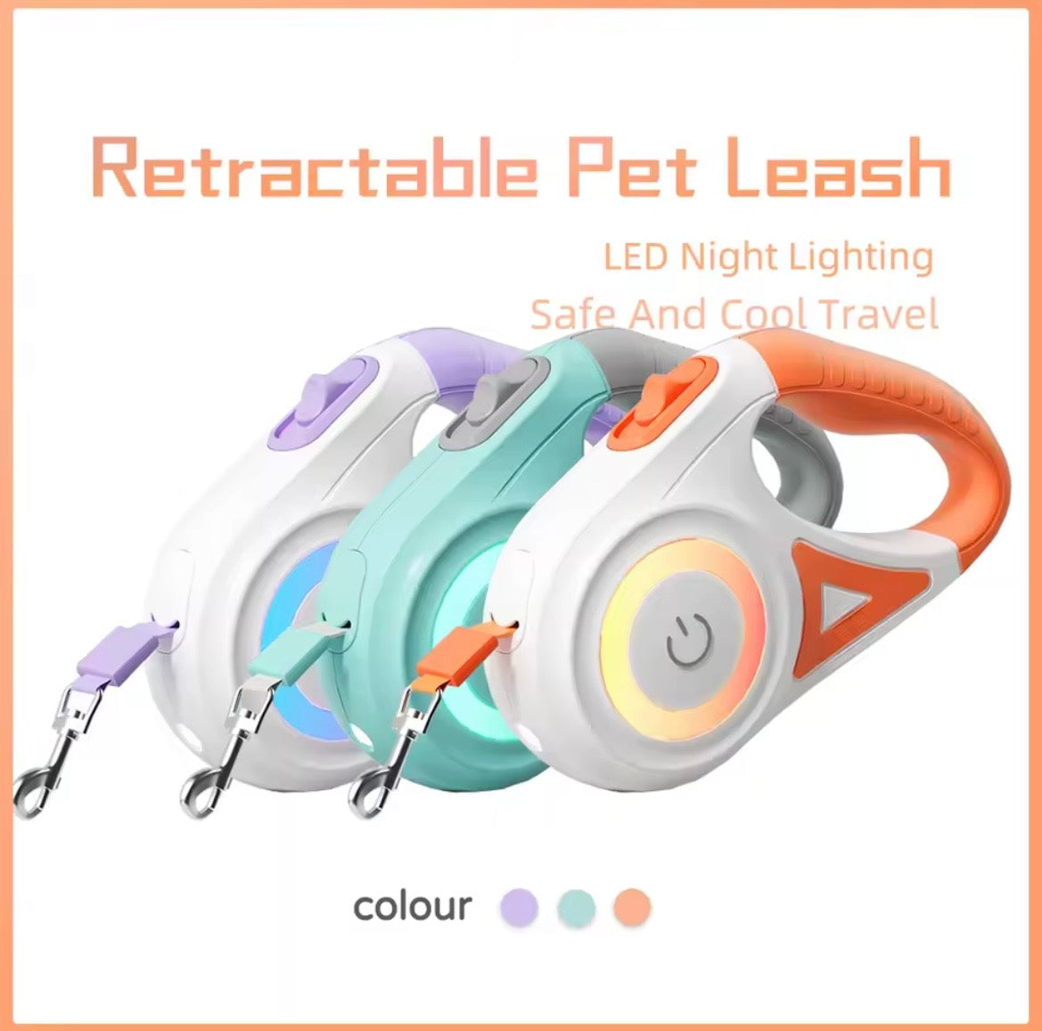 LED Retractable Dog Leash™ – Safer Night Walks Start Here